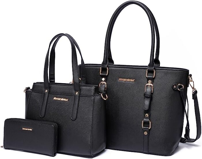 Montana West 3PCS Purses for Women Tote Purse and Wallet Set Shoulder Bags